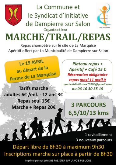 SI: MARCHE/TRAIL/REPAS